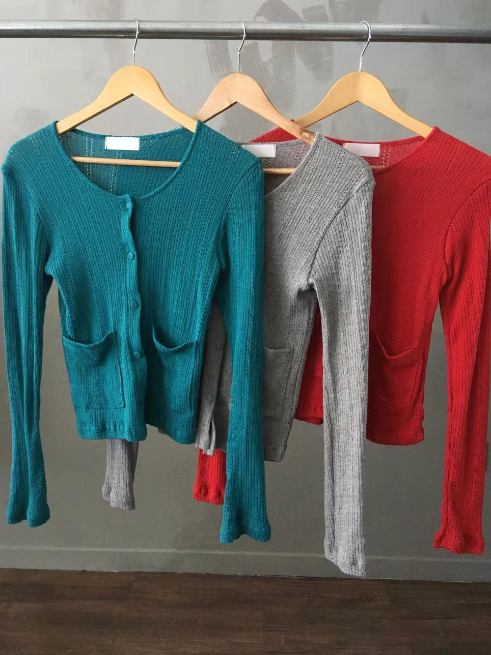 百搭針織小外套3色入