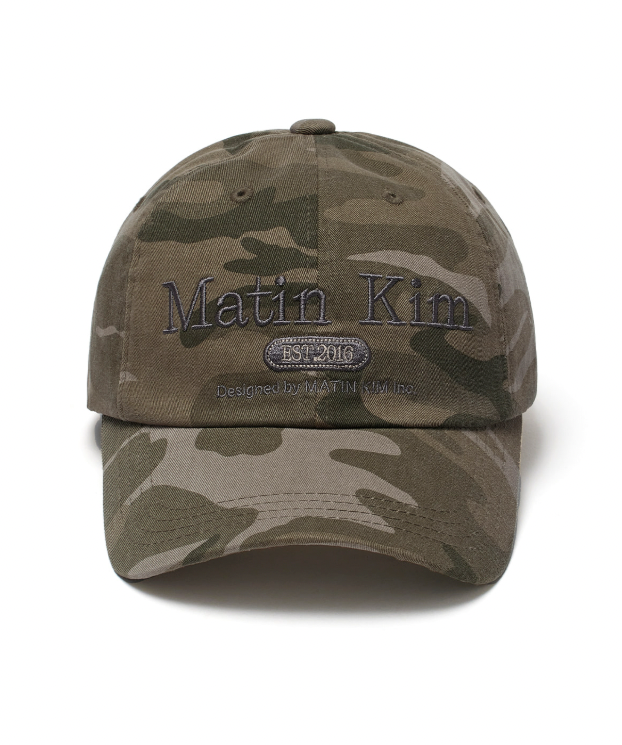 Matin Kim 迷彩帽 CAMOUFLAGE LOGO BALL CAP