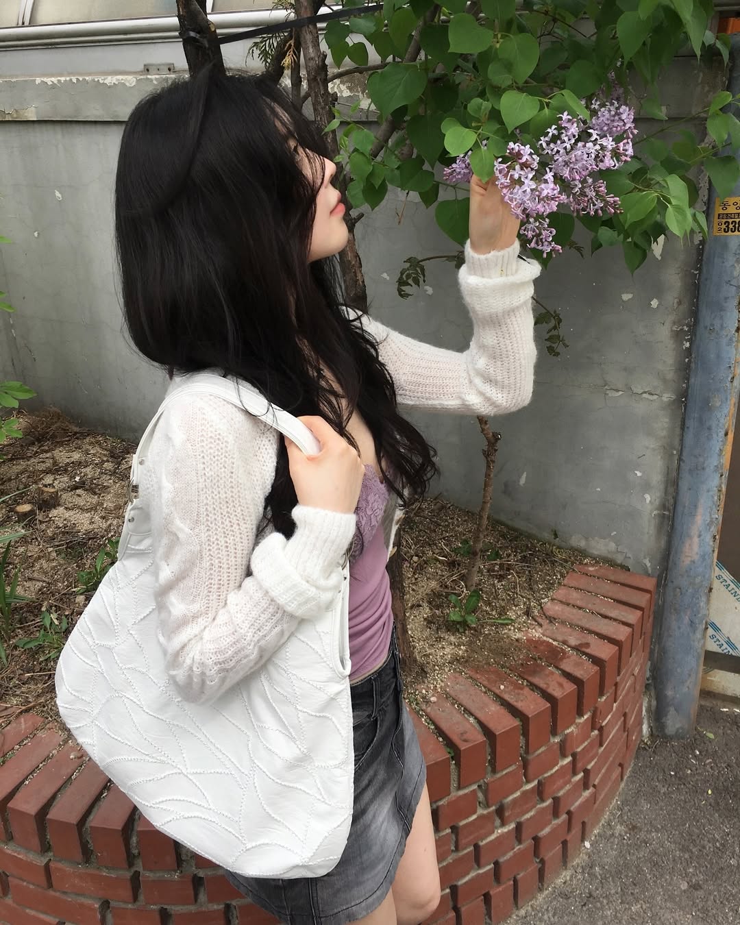 as”on BECKY SHOULDER BAG / WHITE