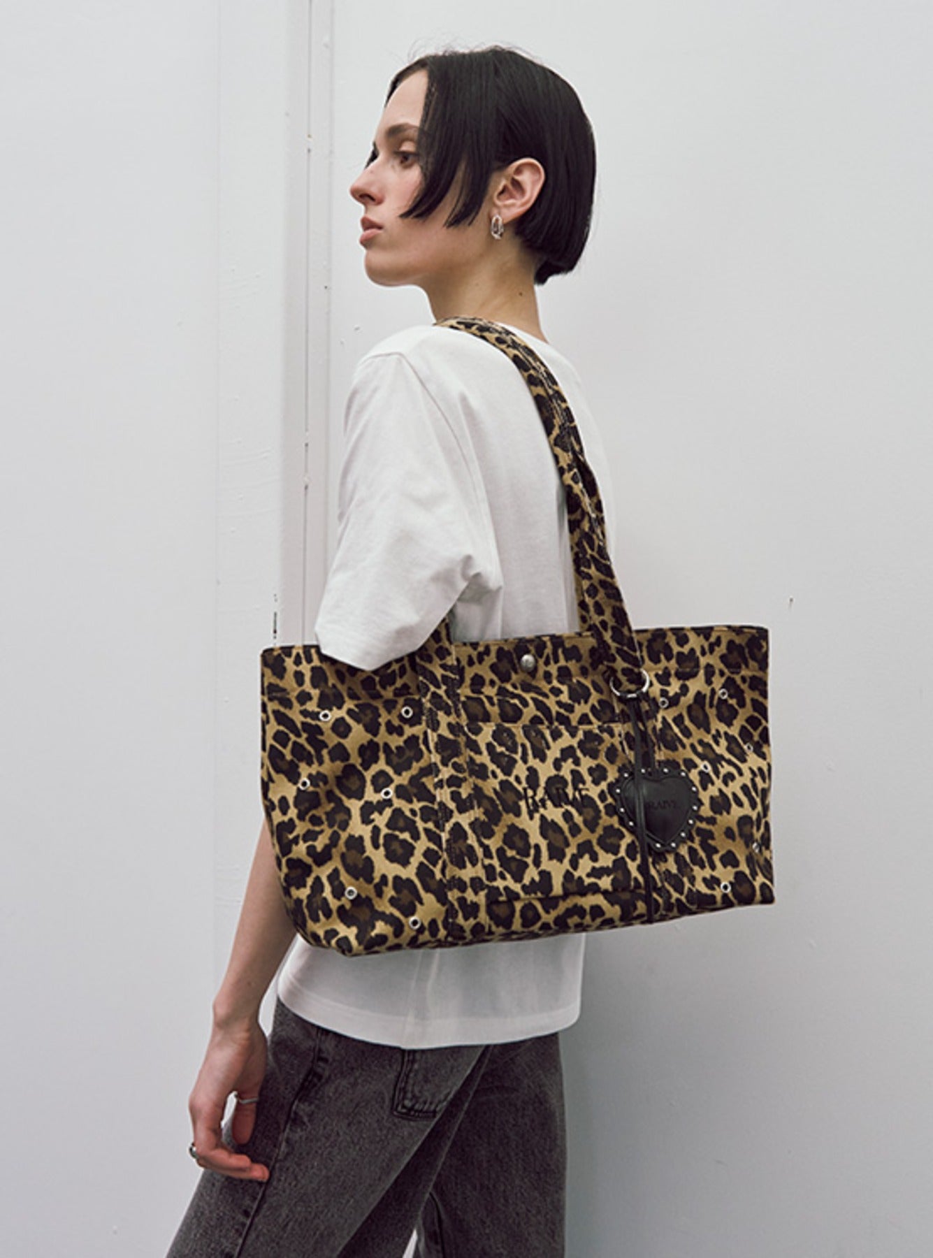 RAIVE 豹紋 Shoulder Bag