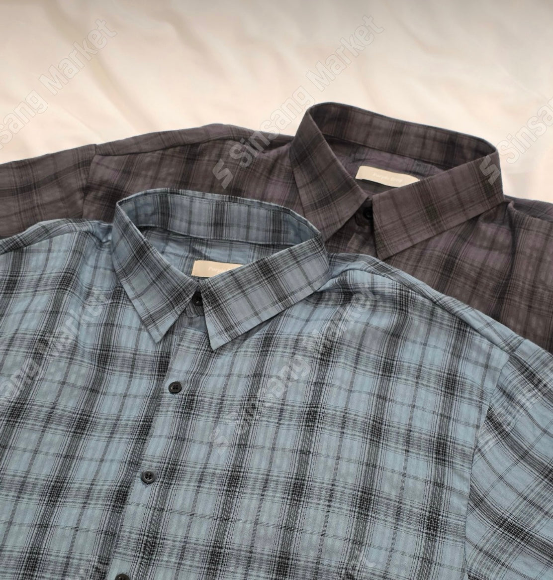 Oversize格仔襯衫