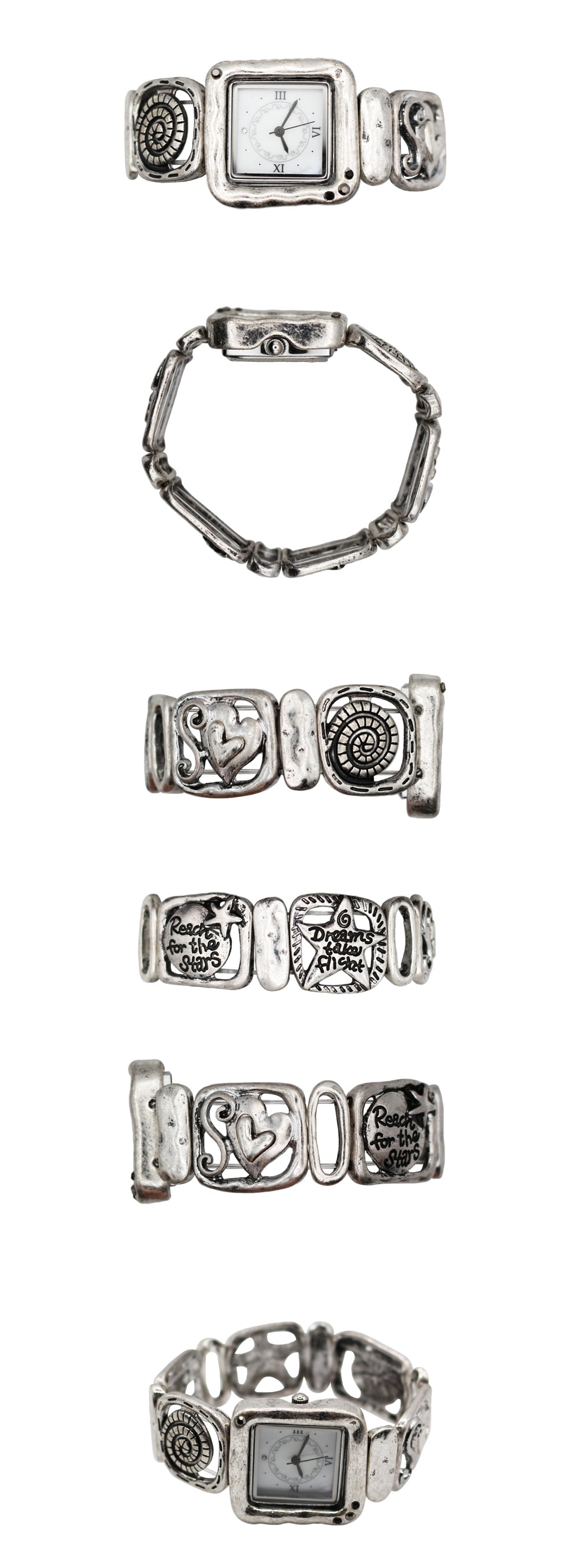 Antique Square Simbol Watch