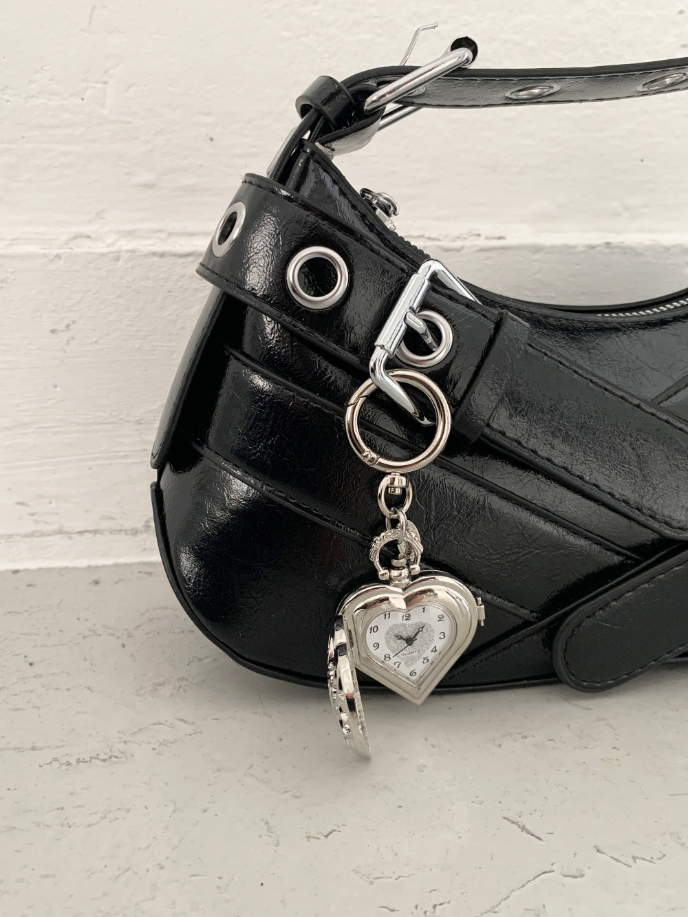 Ethereal Heart Watch Keychain