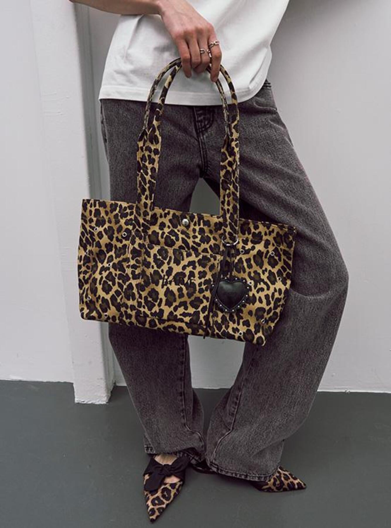 RAIVE 豹紋 Shoulder Bag