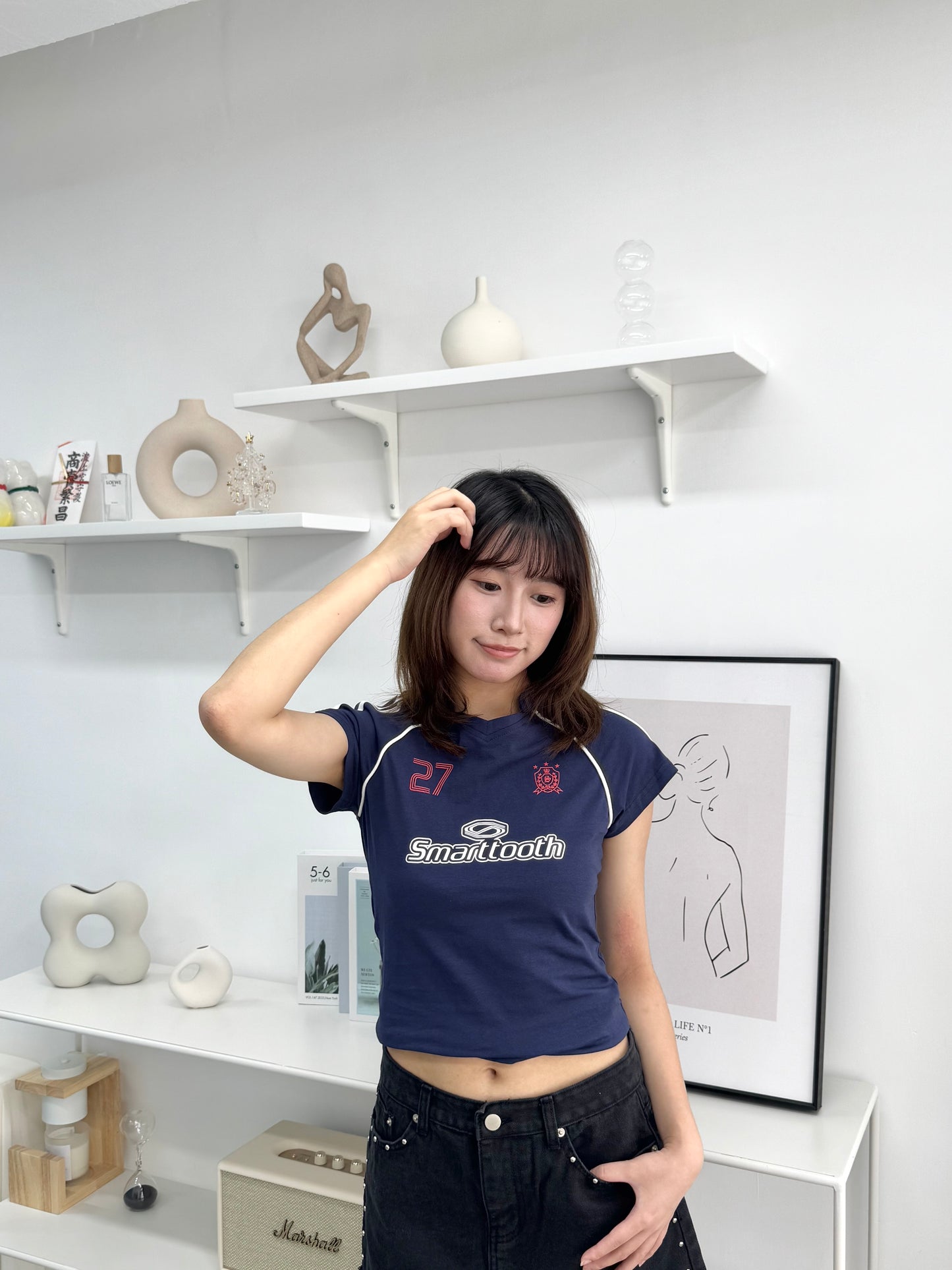 (現貨)運動風貼身T-shirt