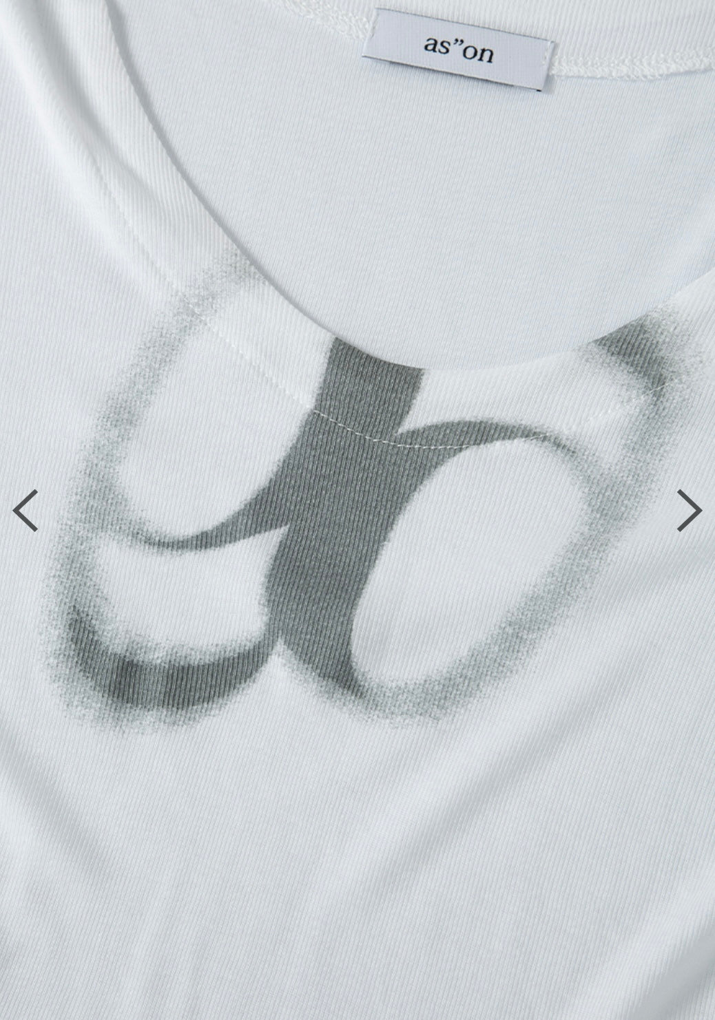 as”on HALF SEE-THROUGH T