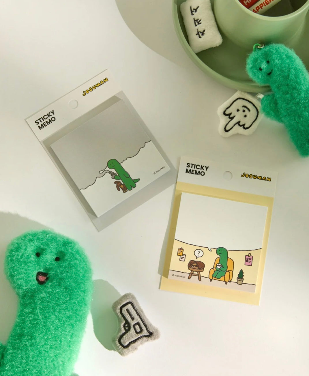 JOGUMAN STUDIO THROW AWAY BRACHIO & WOODY GUN STICKY NOTES