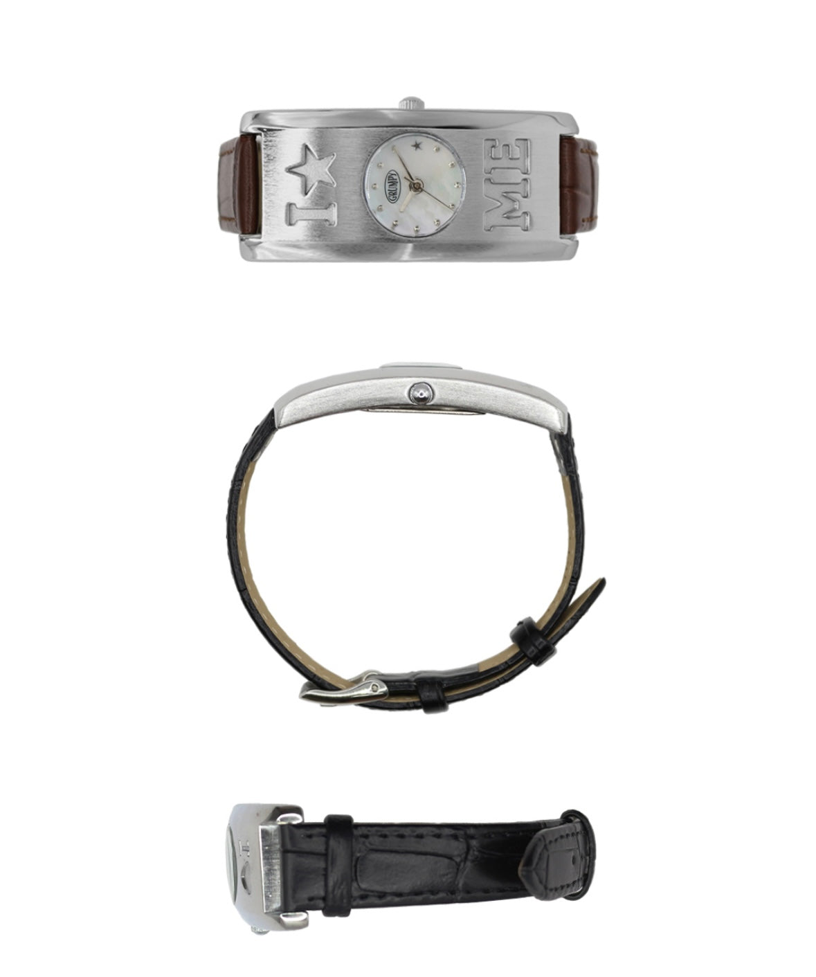 Only Grumpy) Star Me Leather Watch