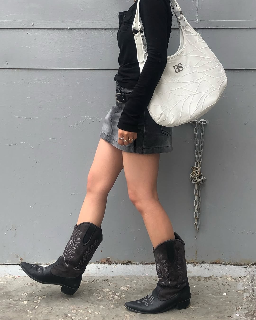 as”on BECKY SHOULDER BAG / WHITE
