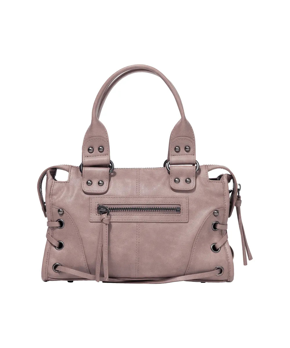 FANCYCLUB BELTED WASHING LEATHER MINI BAG (3 colors)