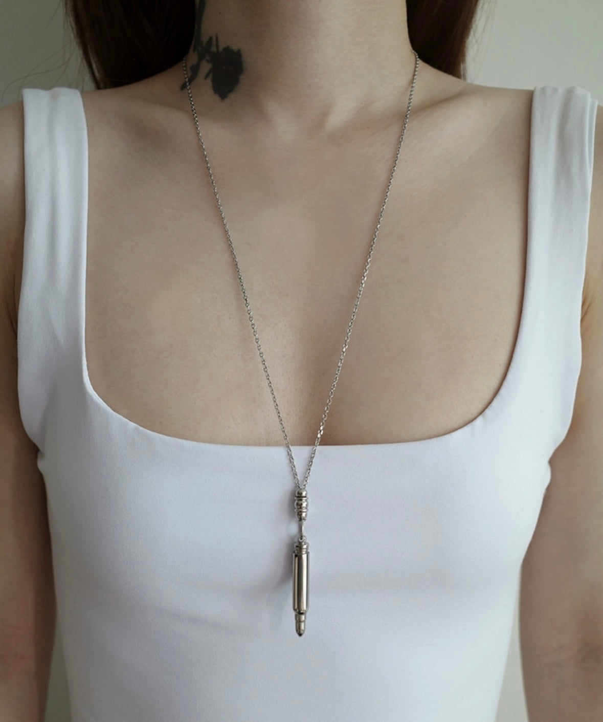 Metalic Bullet Necklace