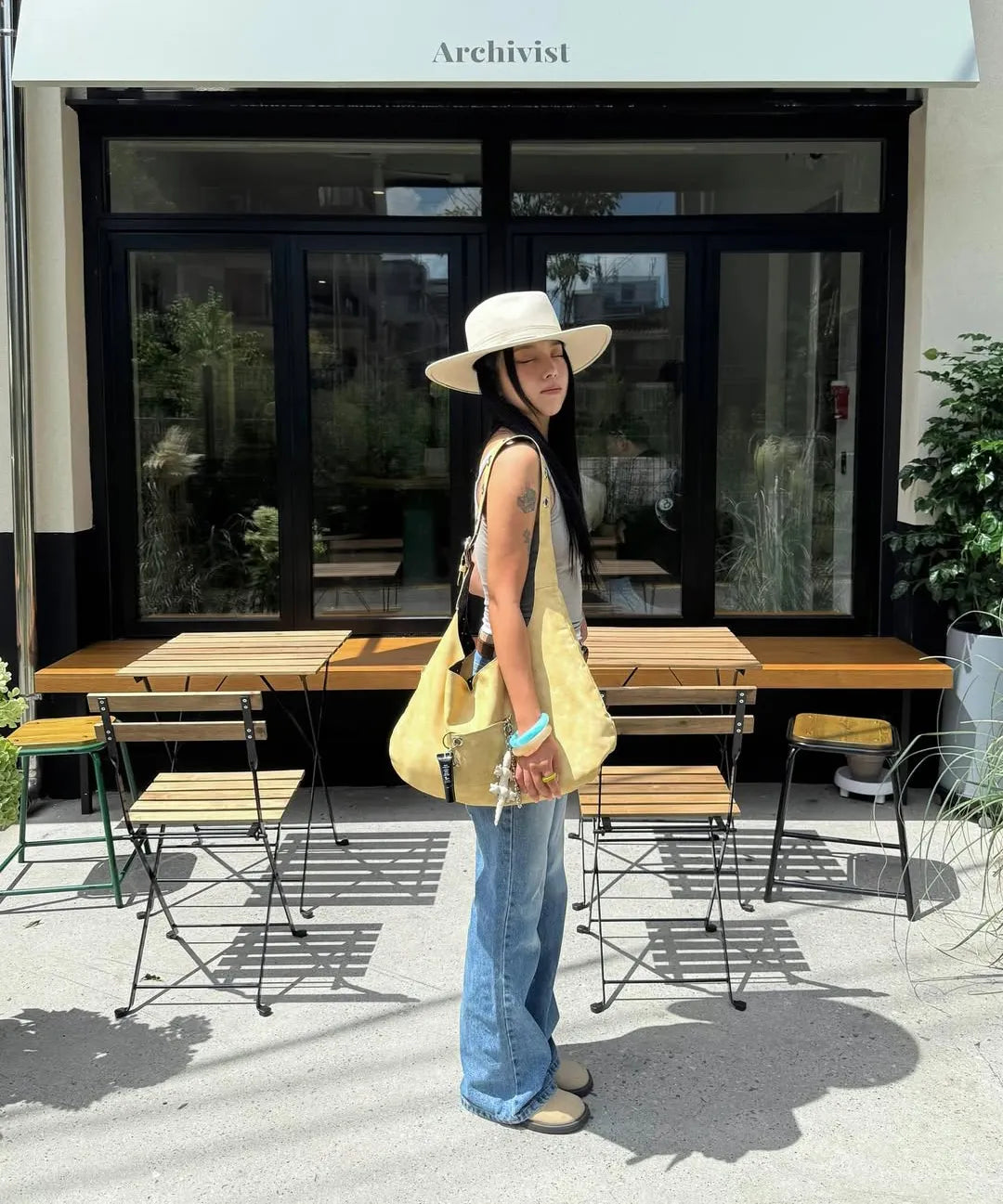 BUCKLE REVERSIBLE SHOULDER BAG（4 colors)
