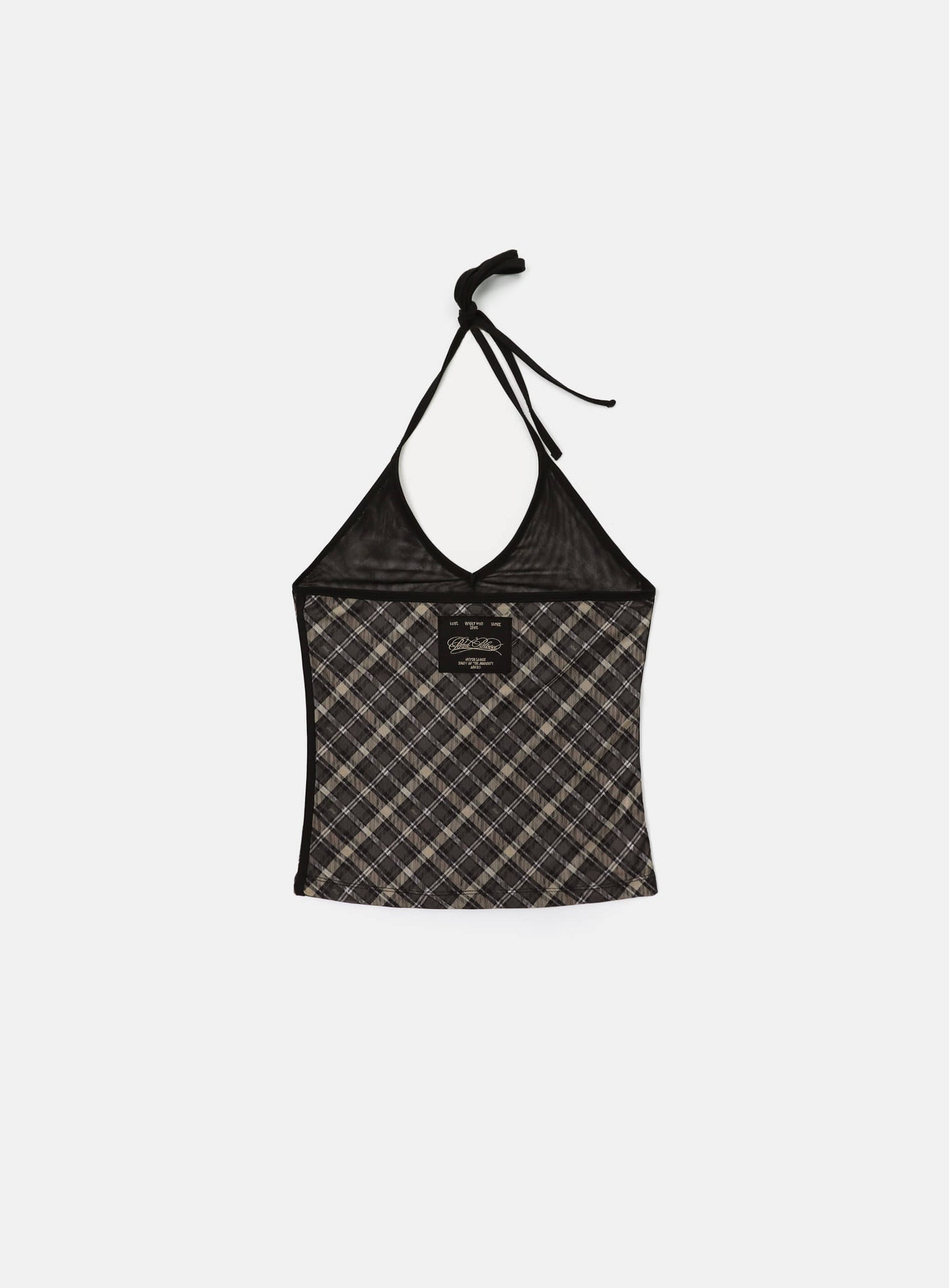 Vintage Club Holter Tank - Check Brown