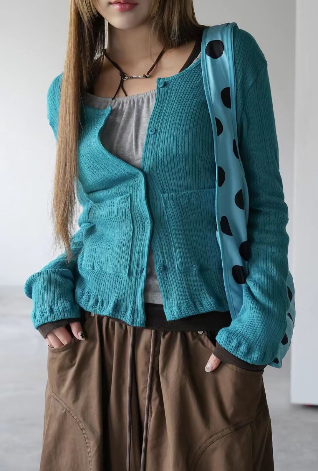 百搭針織小外套3色入