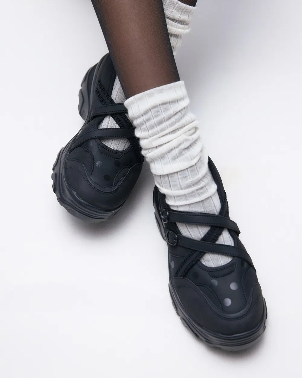 OTZ [:DOT EDITION] Lomita Platform Banding Dot Mary Jaine Shoes