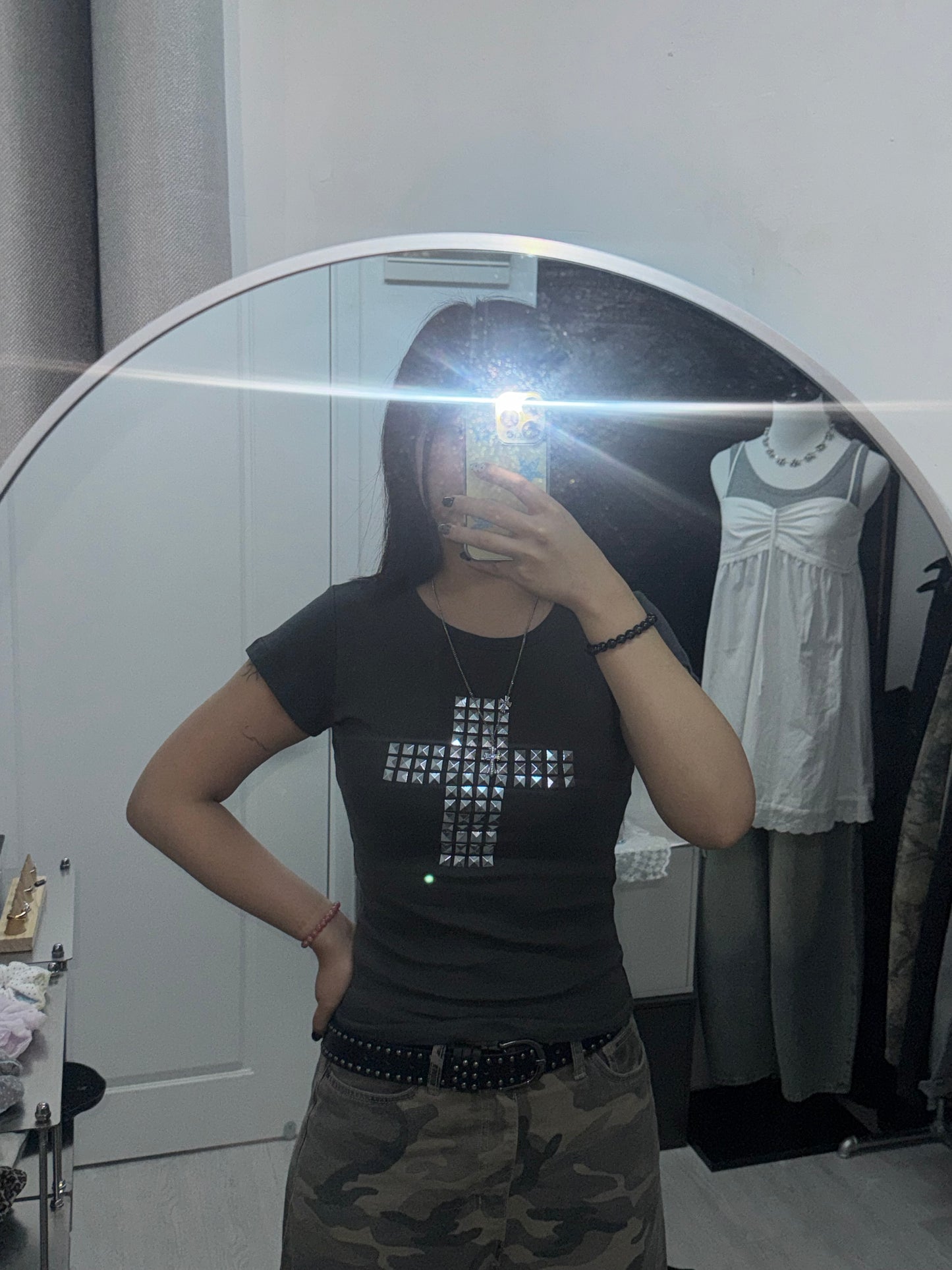 閃石十字Tee（3色入）