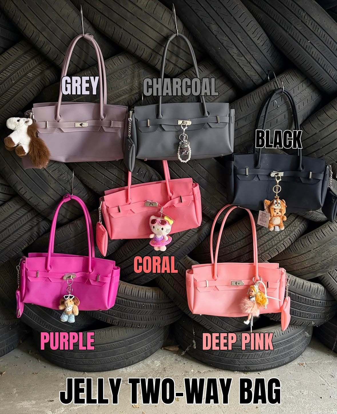 Deinet JELLY TWO-WAY BAG(8 colors) 送Card holder