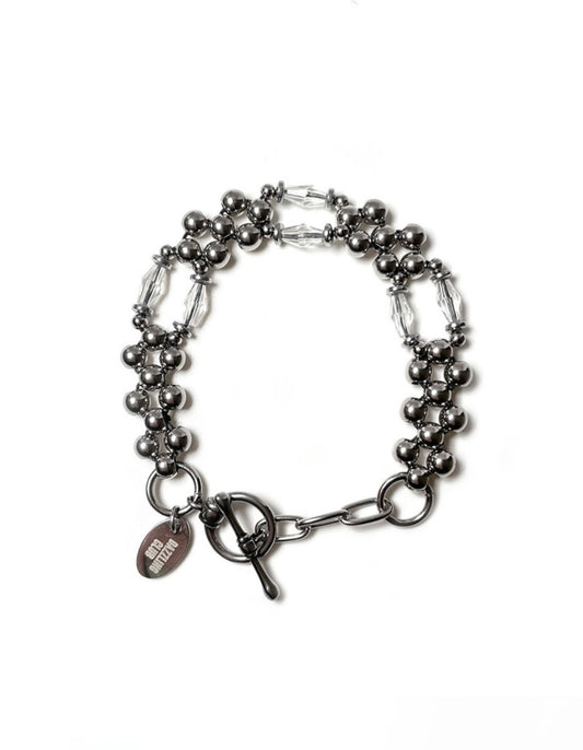 CRYSTAL BALL CHAIN BRACELET