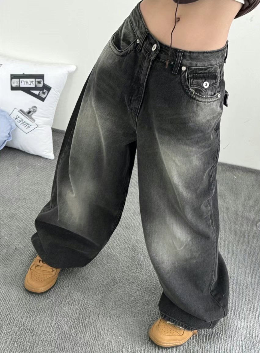 (M碼現貨)Karina同款黑色神褲