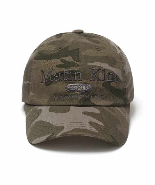 Matin Kim 迷彩帽 CAMOUFLAGE LOGO BALL CAP