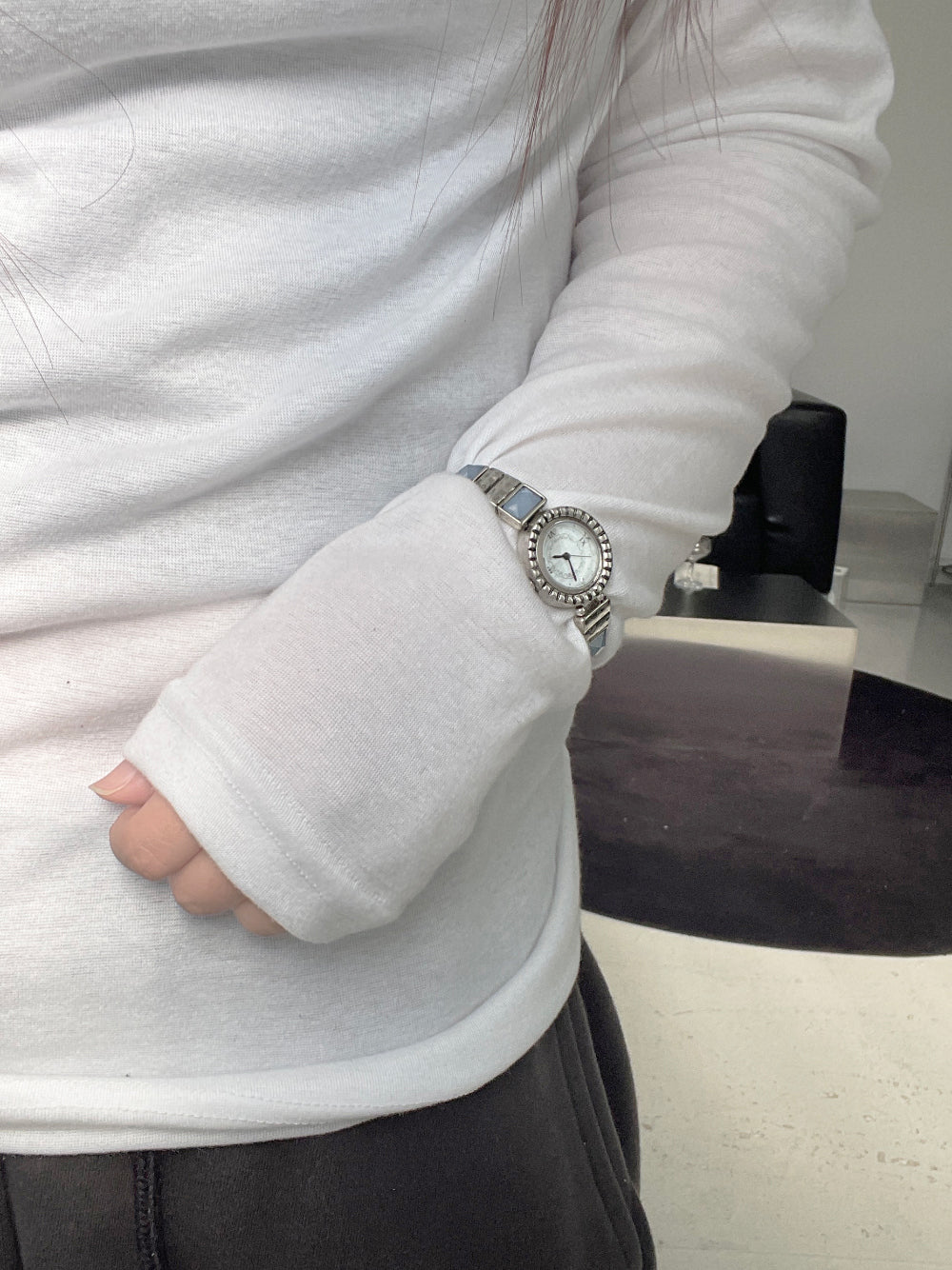 Ocean Glint Sky Stone Watch