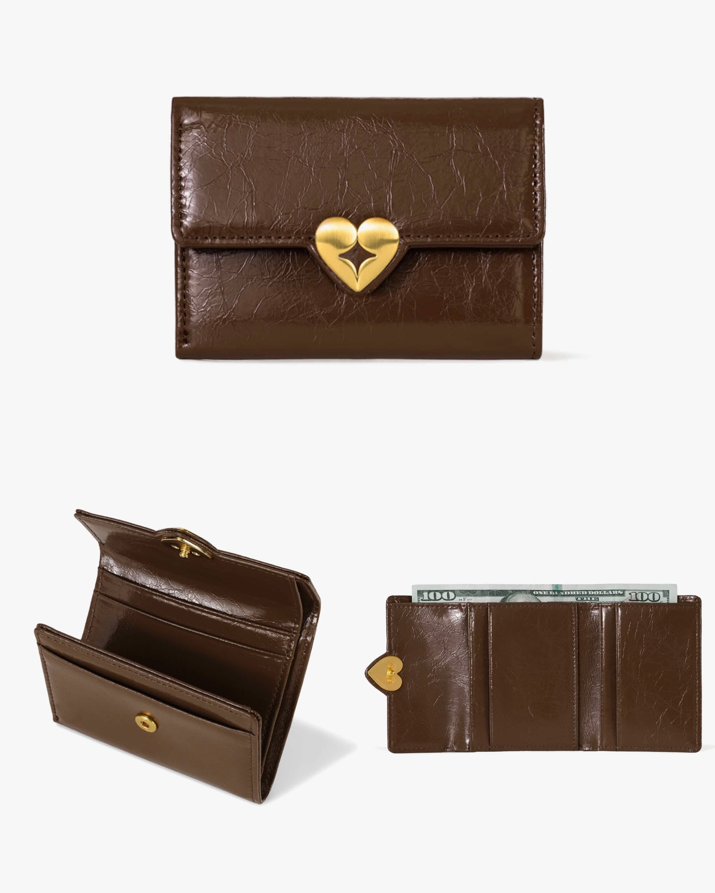 FENNCE HEARTY FLAP WALLET