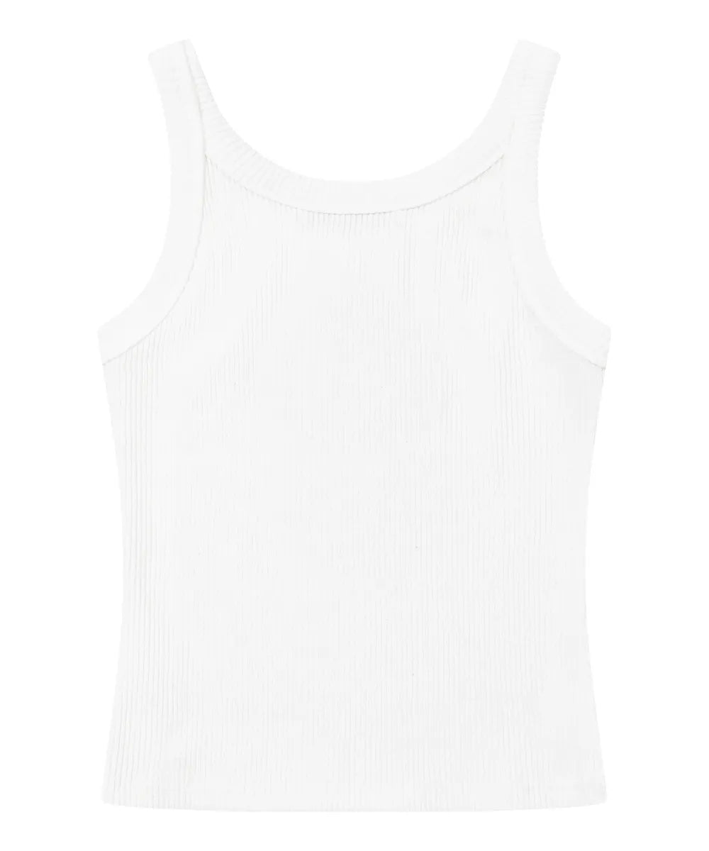 Mucent Theo Cross Leather Patch Sleeveless Nashi (2 Colors)
