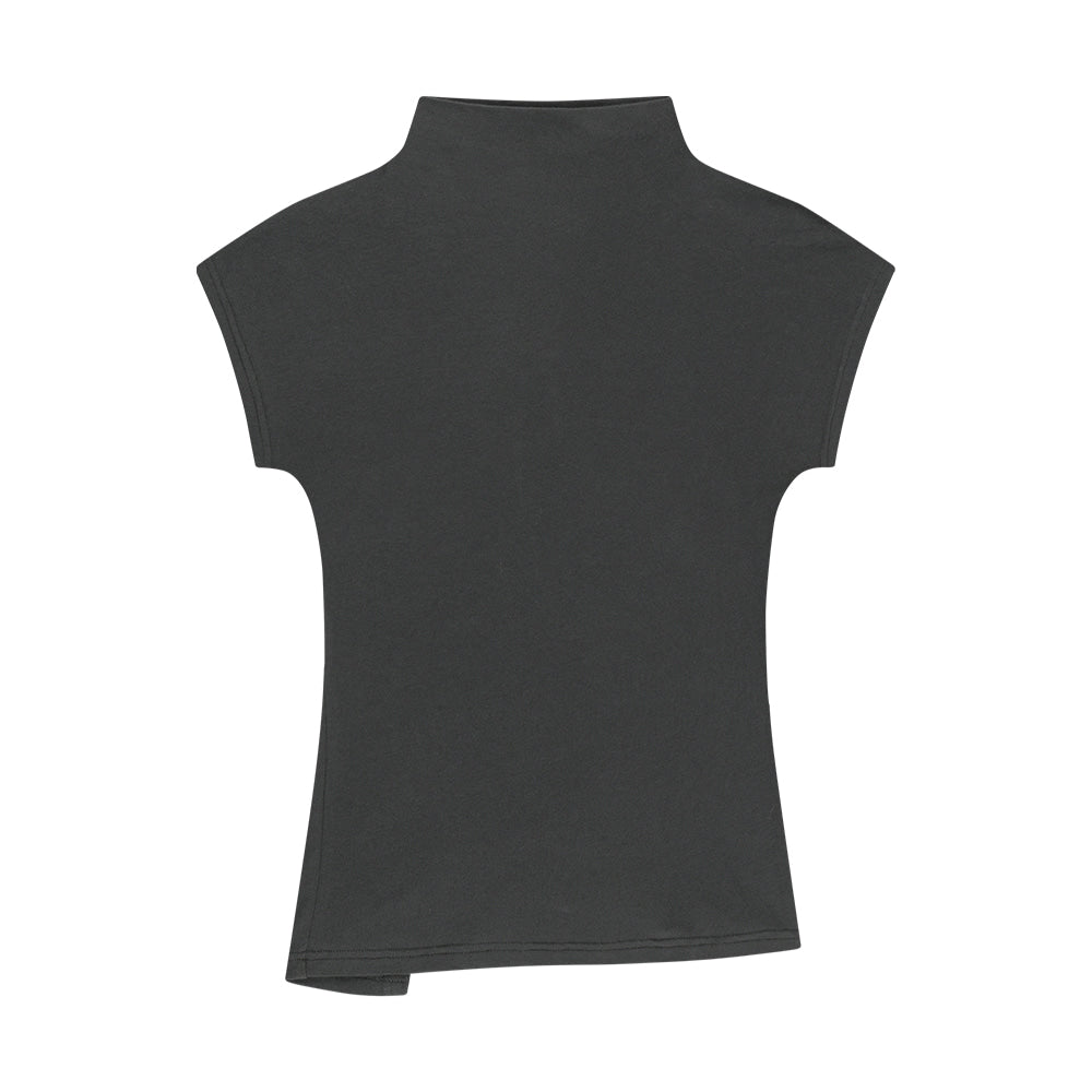 asur Side Snap Half Neck T-Shirt(3 colors)