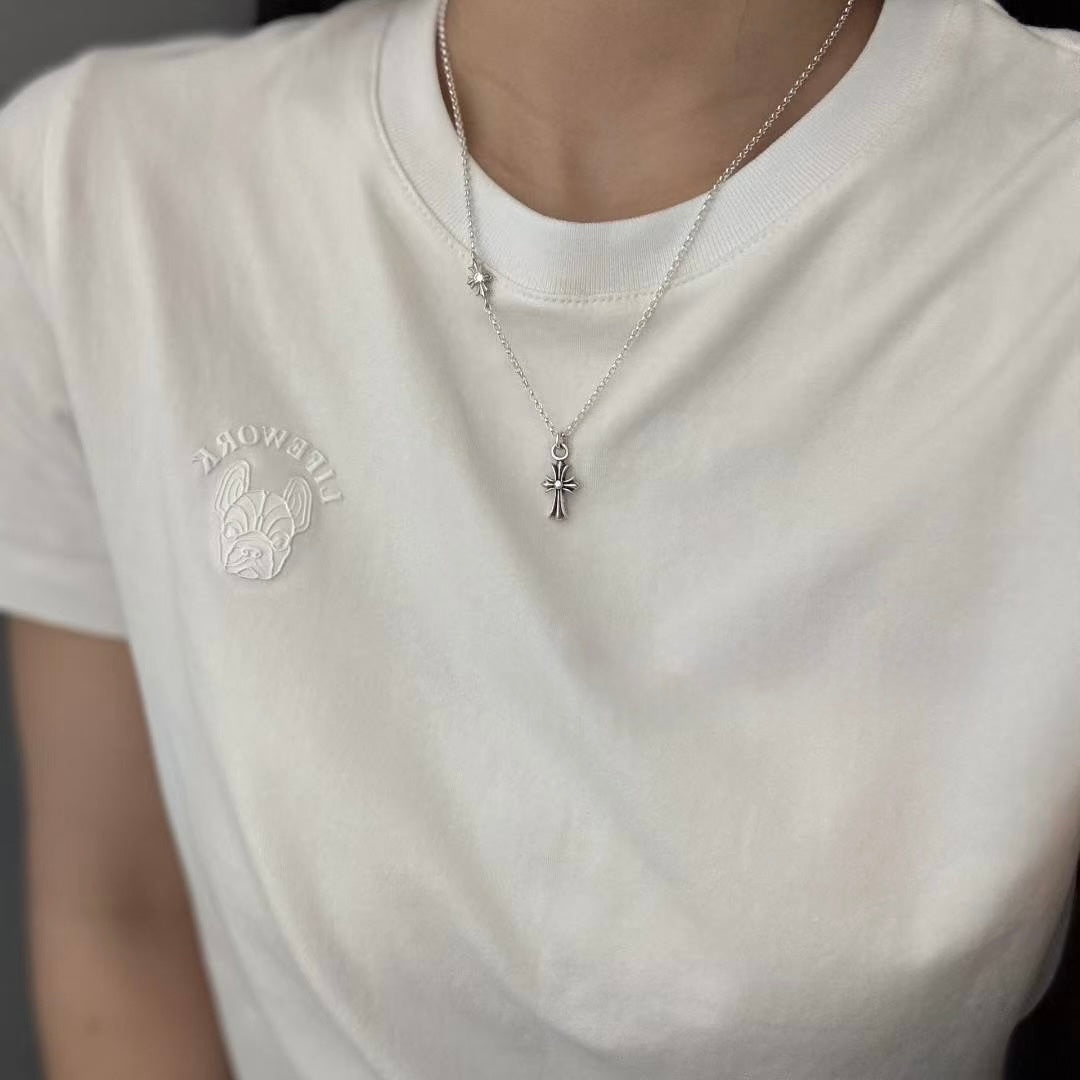 雙面十字架頸鏈