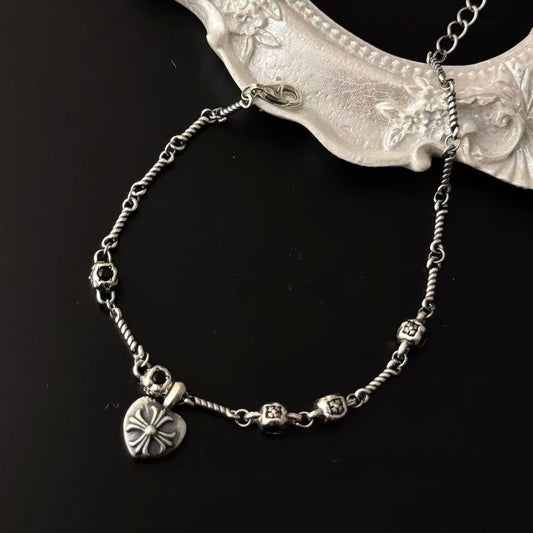 重工愛心吊墜手鏈