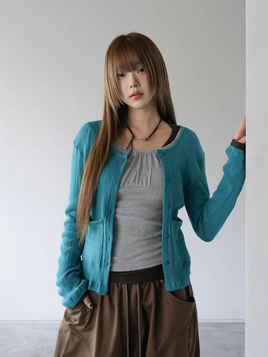 百搭針織小外套3色入