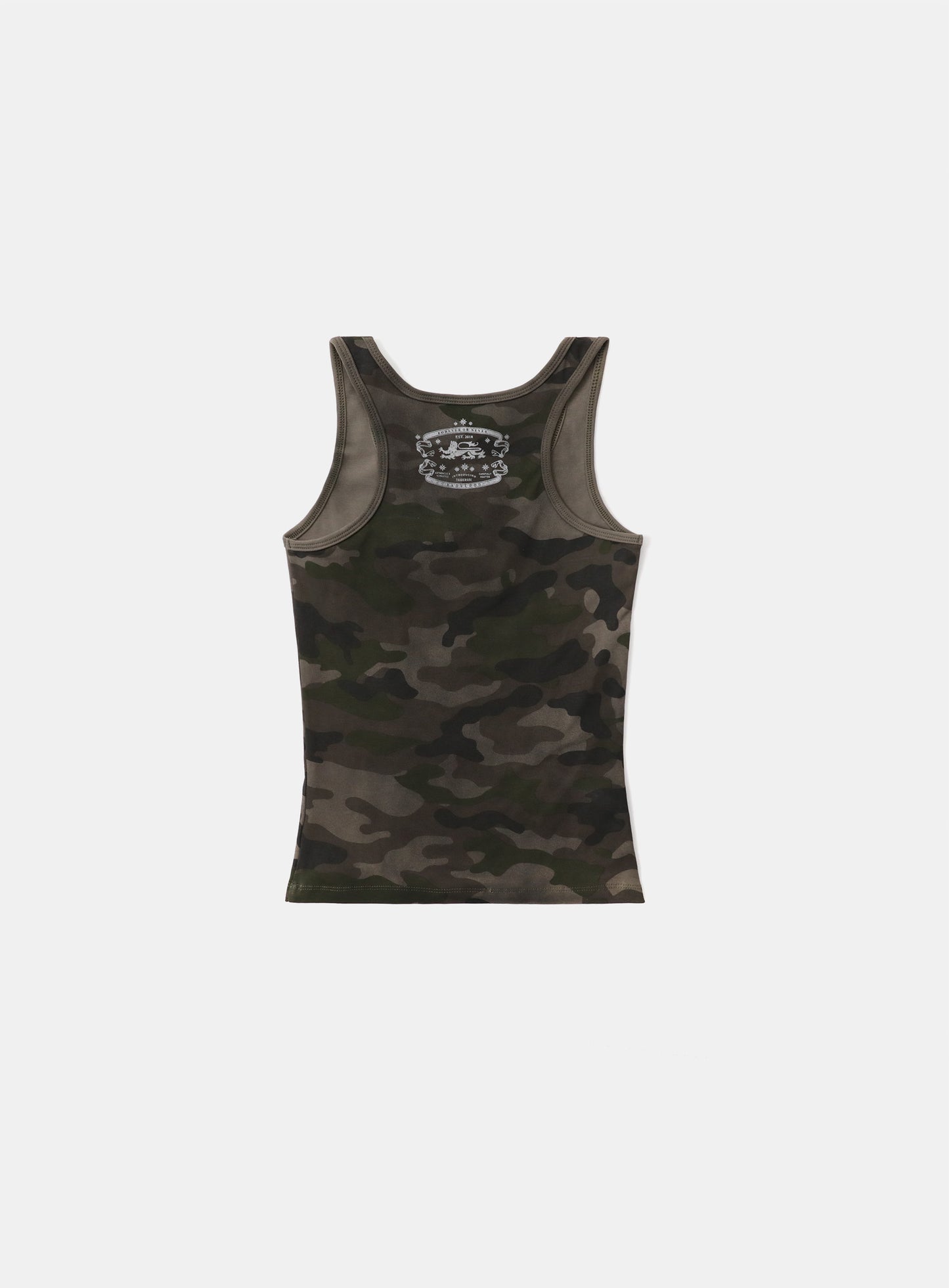 UNISEX Mystic Tank Slim Fit - Green Camo