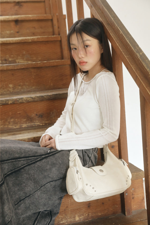 ASON MOTE STUD BAG(3 colors)