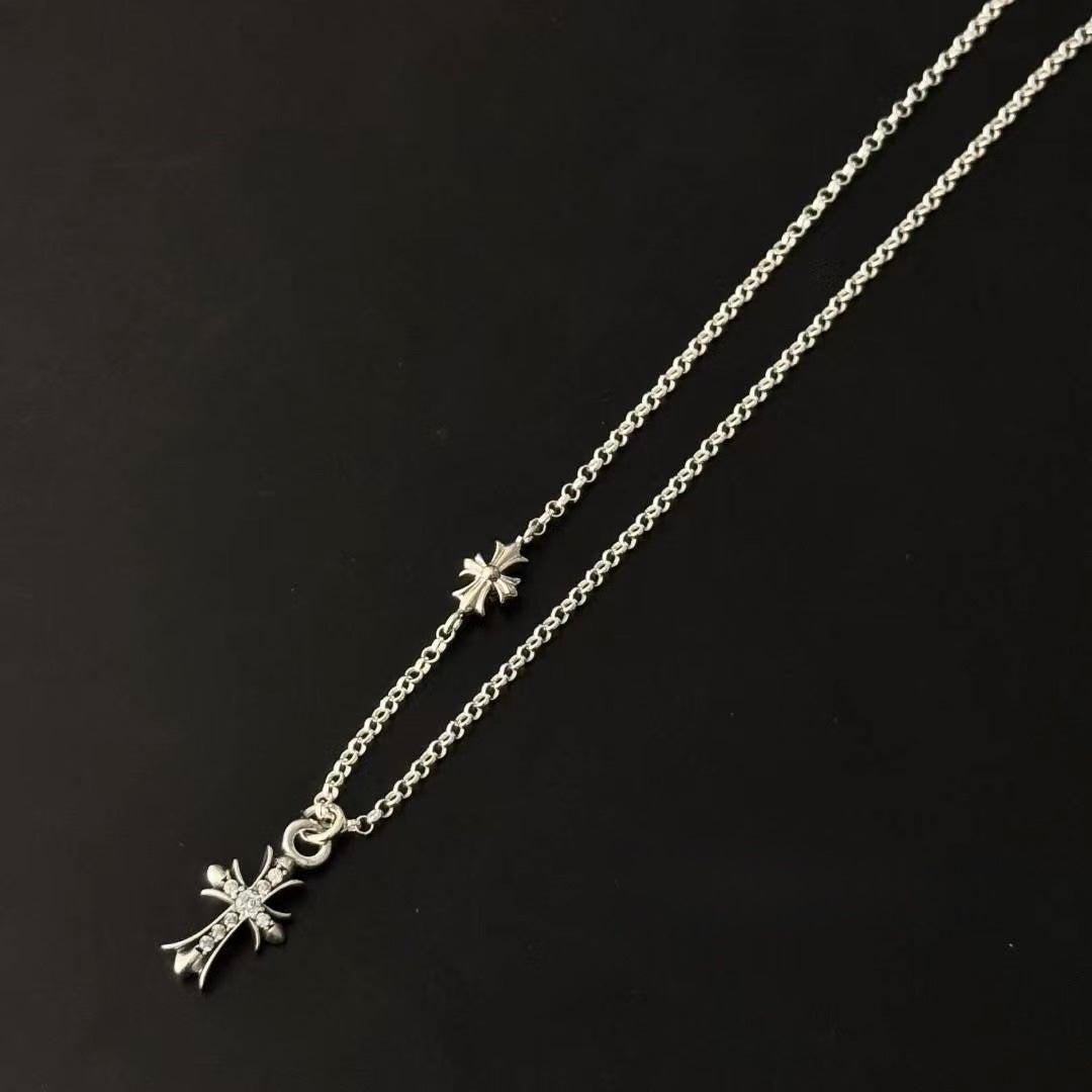 雙面十字架頸鏈