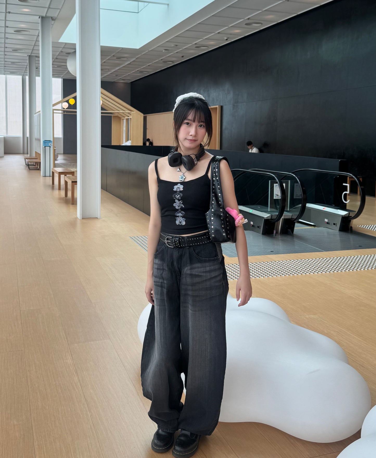 (現貨)小性感花花背心連pad