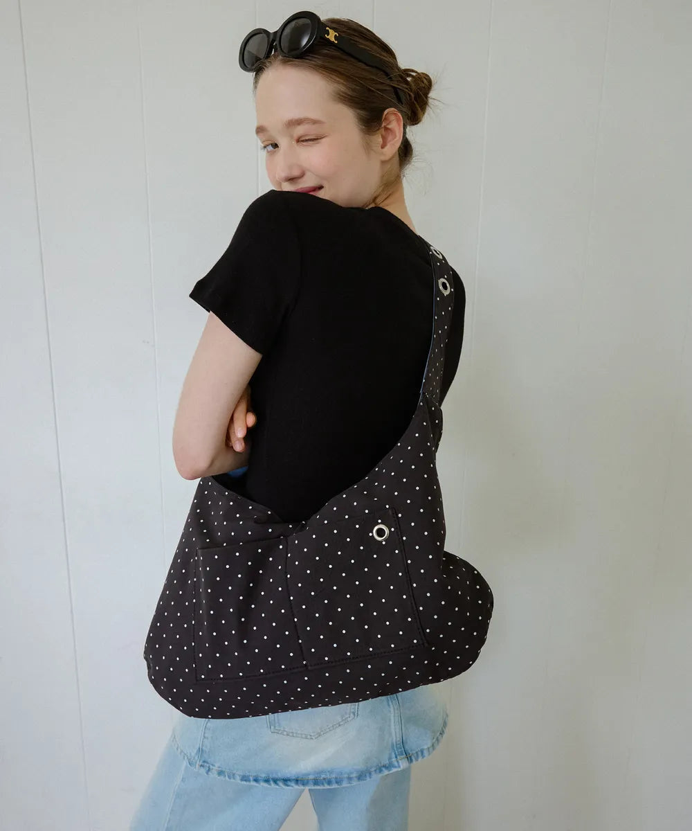 BUCKLE REVERSIBLE SHOULDER BAG（4 colors)