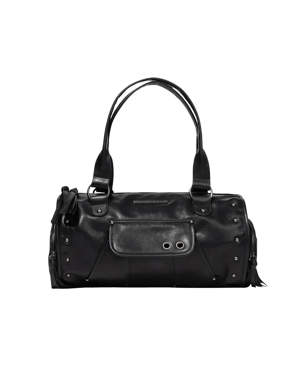 FANCYCLUB VEIL STUD BAG & WALLET (BLACK)