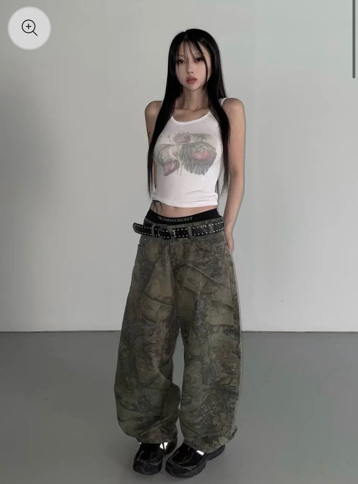 型格樹紋彎刀褲