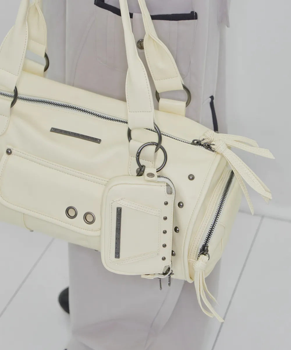 FANCYCLUB VEIL STUD BAG & WALLET (BLACK)