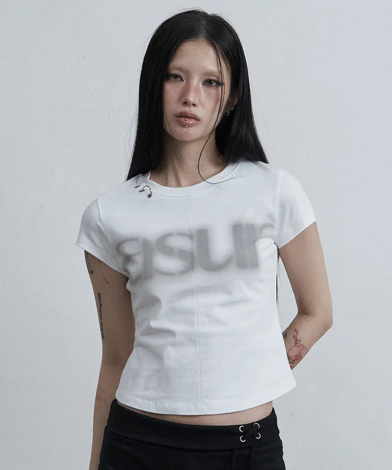 ASUR AU PIERCING CAP SLEEVE