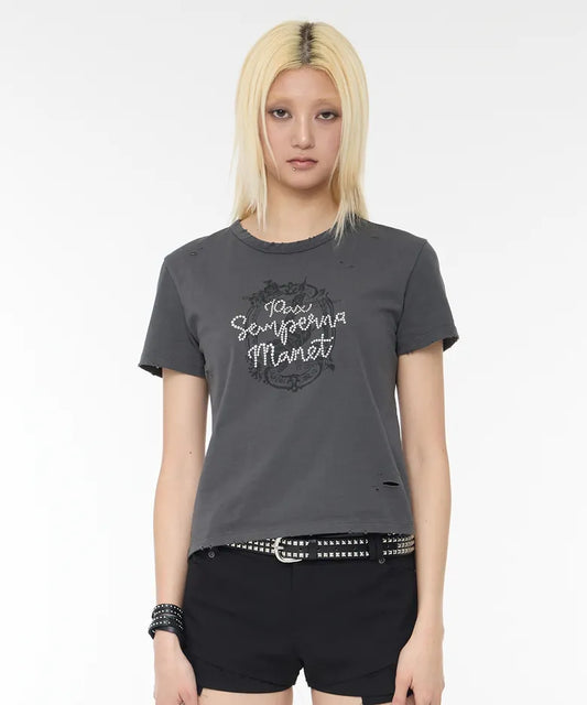 ROCKCAKE Semperna Hotfix Crop Top (3 colors)