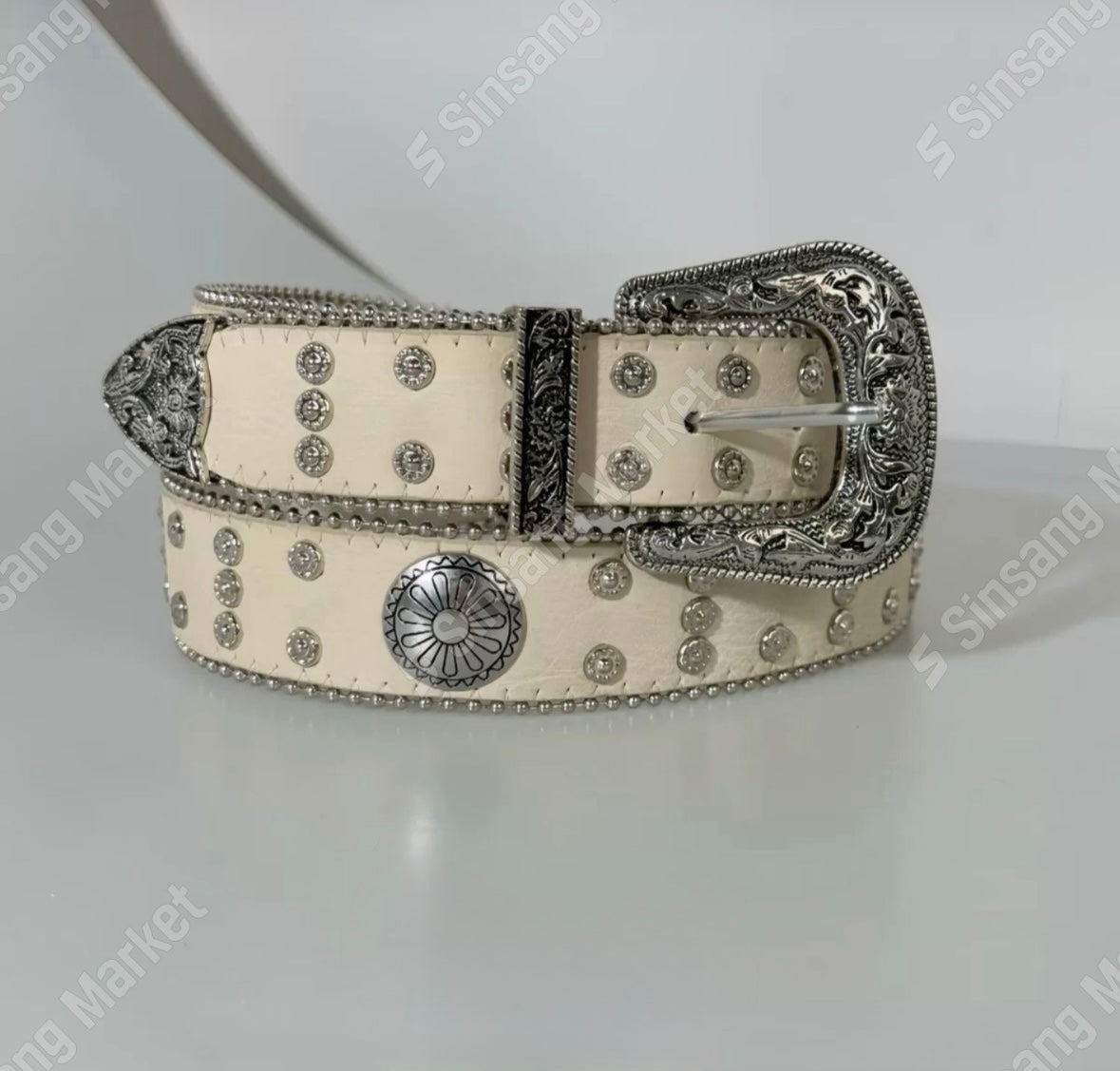 復古窩釘皮帶［4色入］