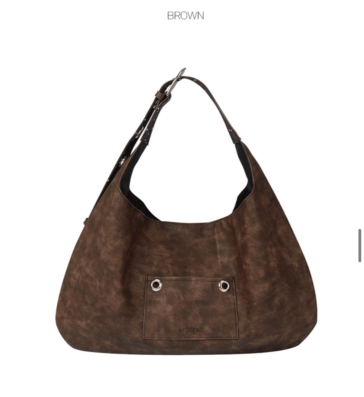 BUCKLE REVERSIBLE SHOULDER BAG（4 colors)