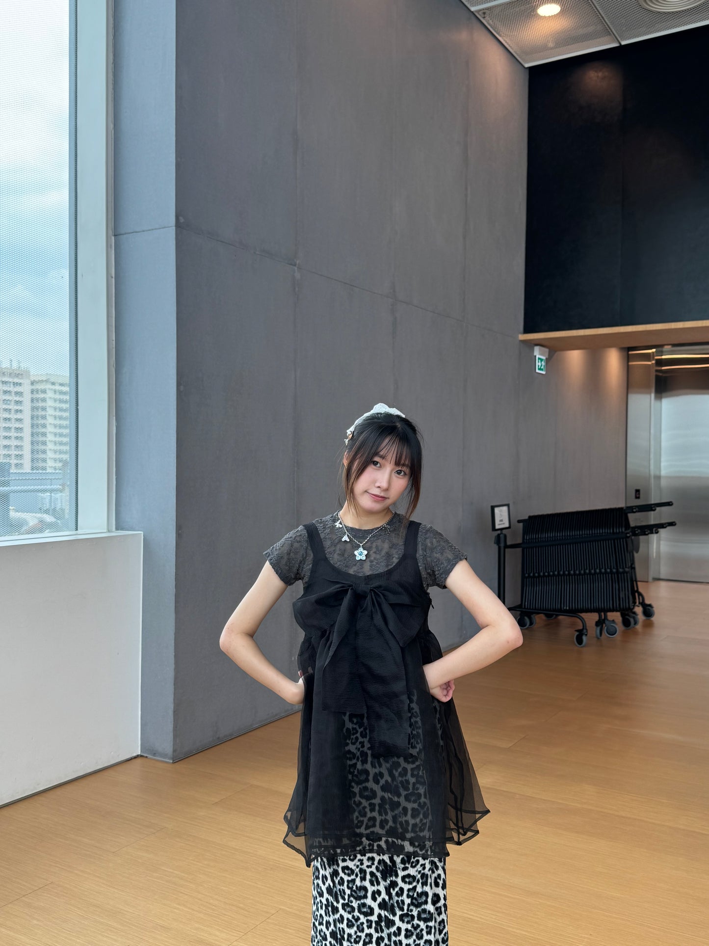 日系紗紗蝴蝶結Ops