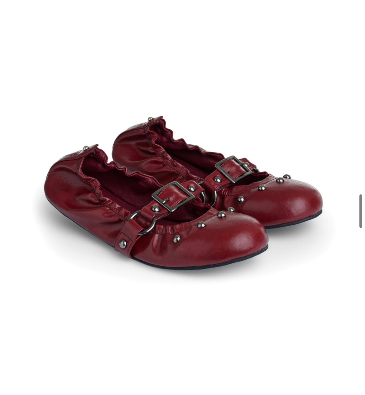 DEINET WRINKLED FLAT SHOES (3 COLORS)