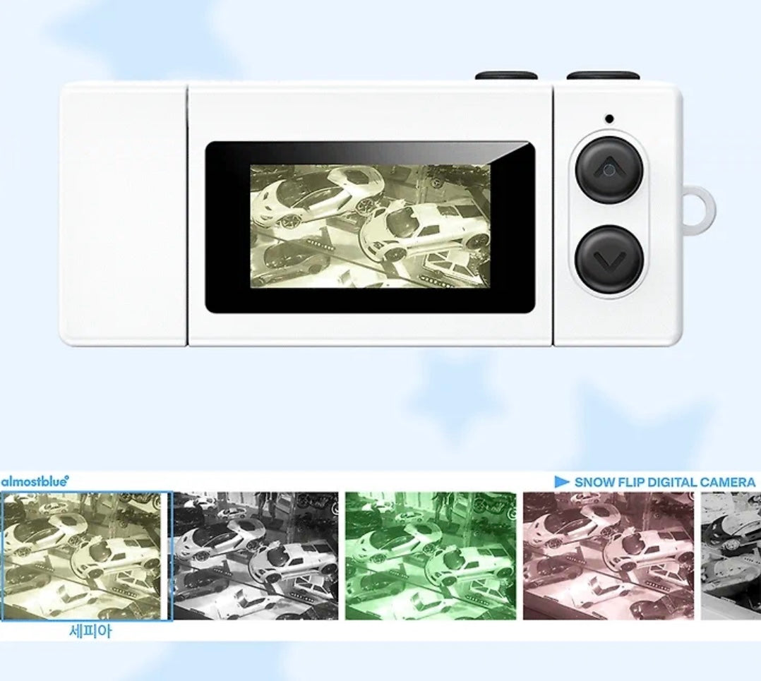 SNOW FLIP DIGITAL CAMERA KEYRING（8款）