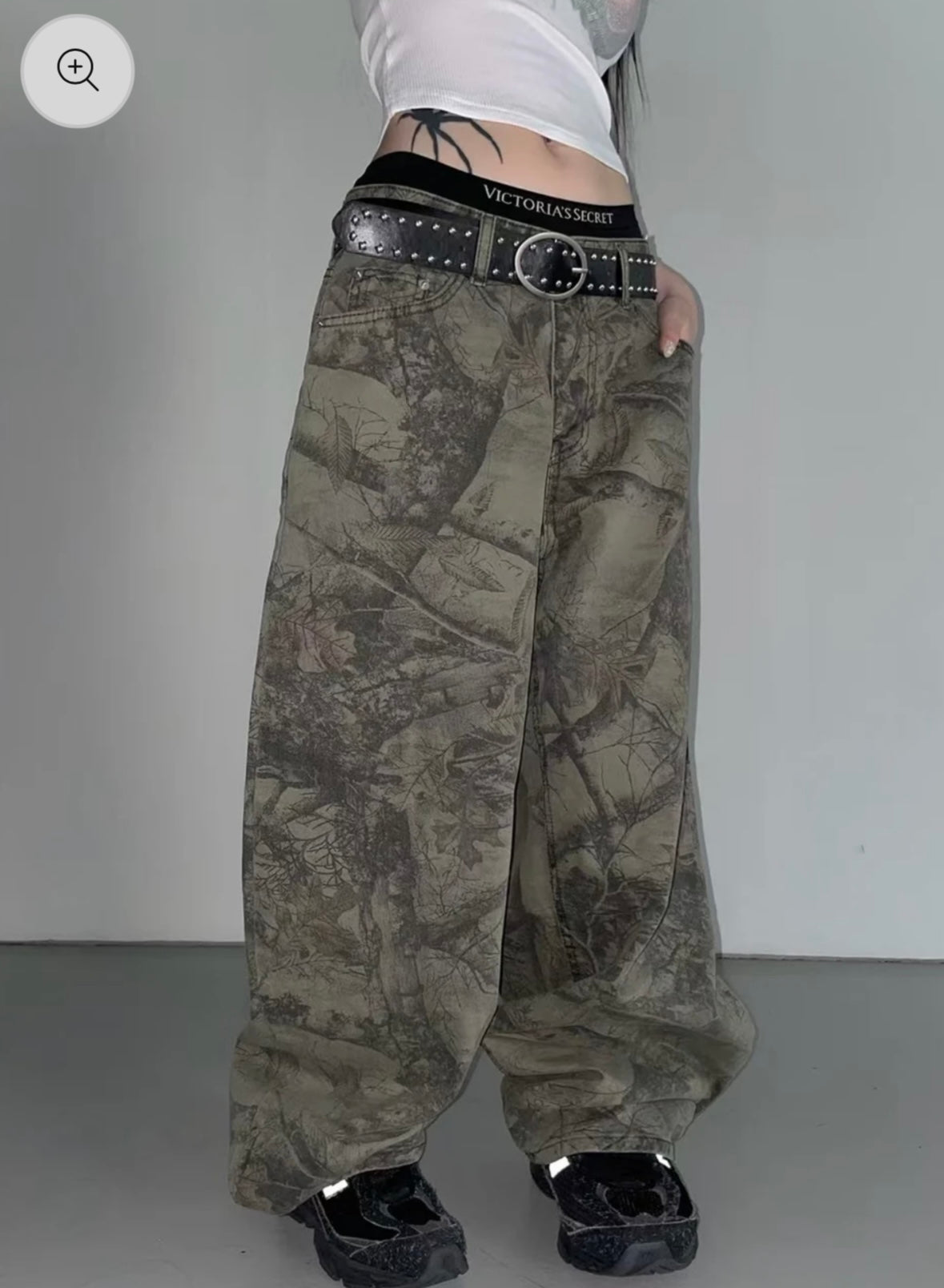 型格樹紋彎刀褲