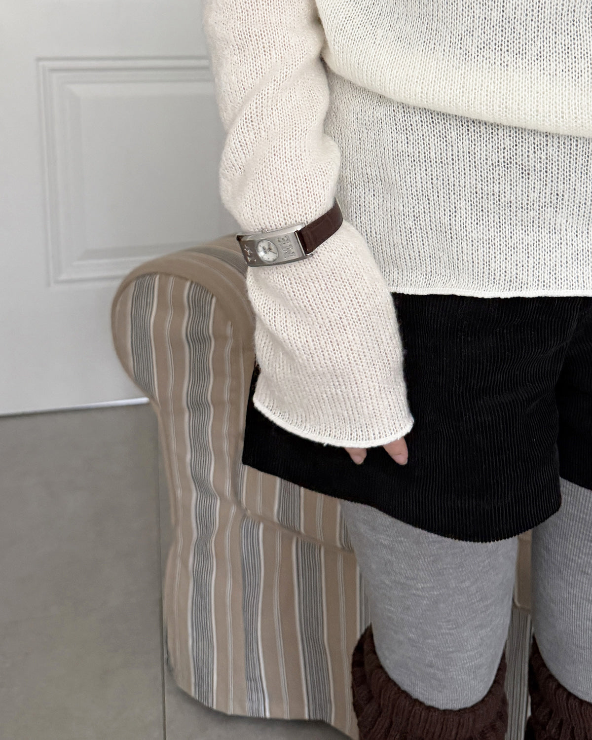 Only Grumpy) Star Me Leather Watch