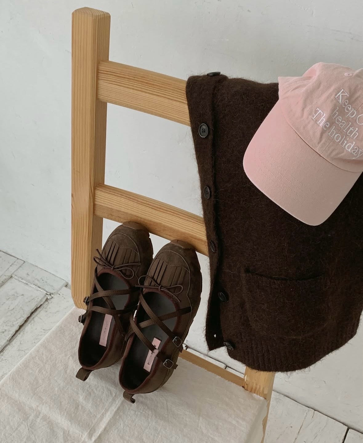 新版交叉帶芭蕾風鞋