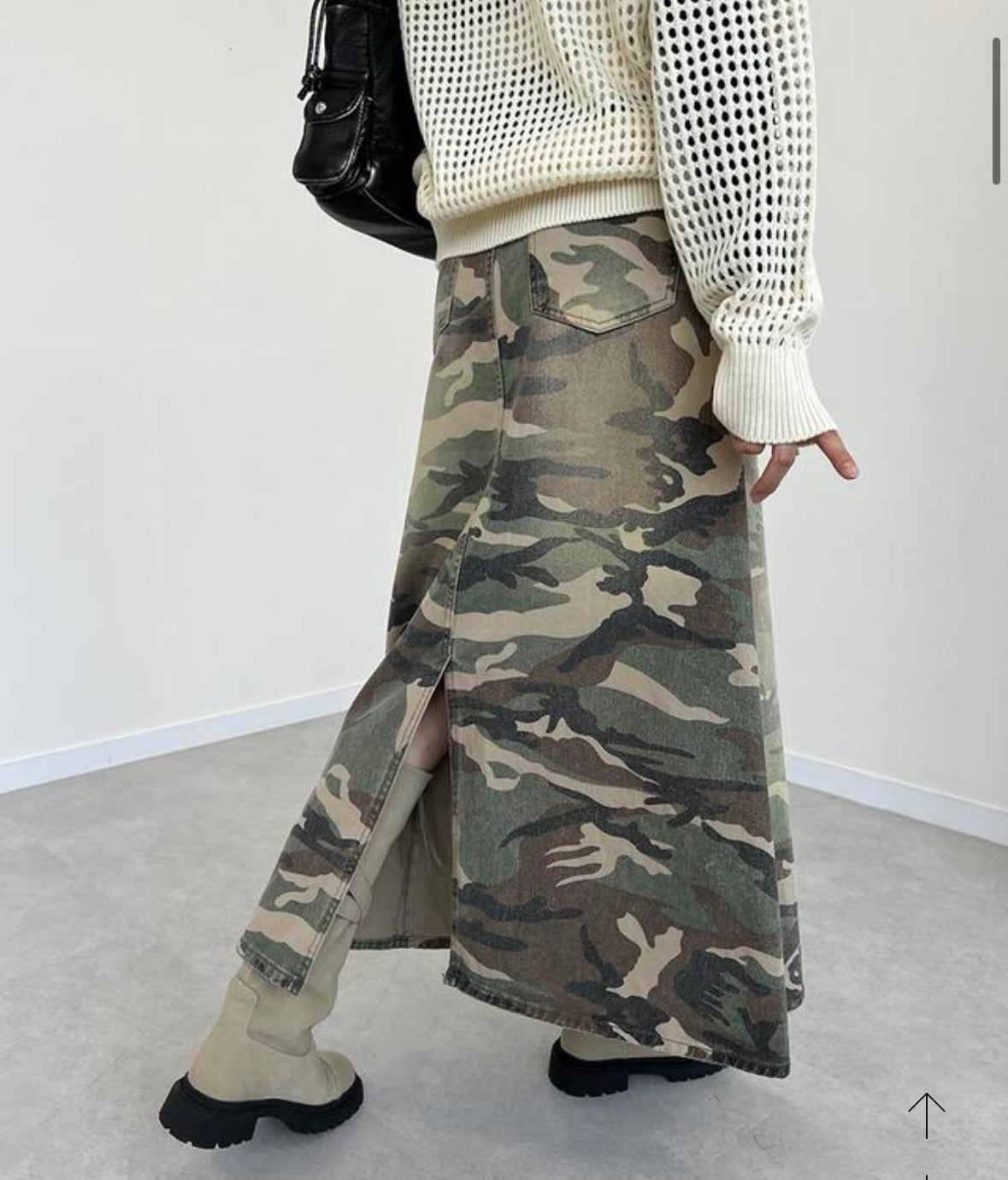 (S現貨)型格迷彩長裙